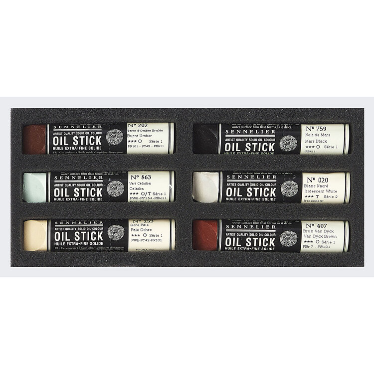 Sennelier olie sticks (6 st.) tabby cat