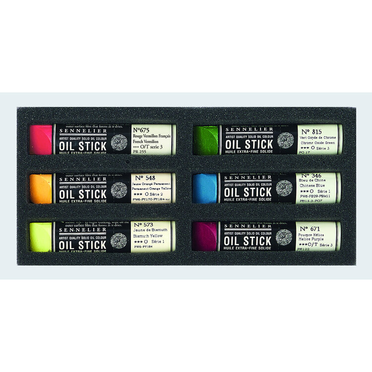 Sennelier olie sticks  (6 st.) bicoloured apple