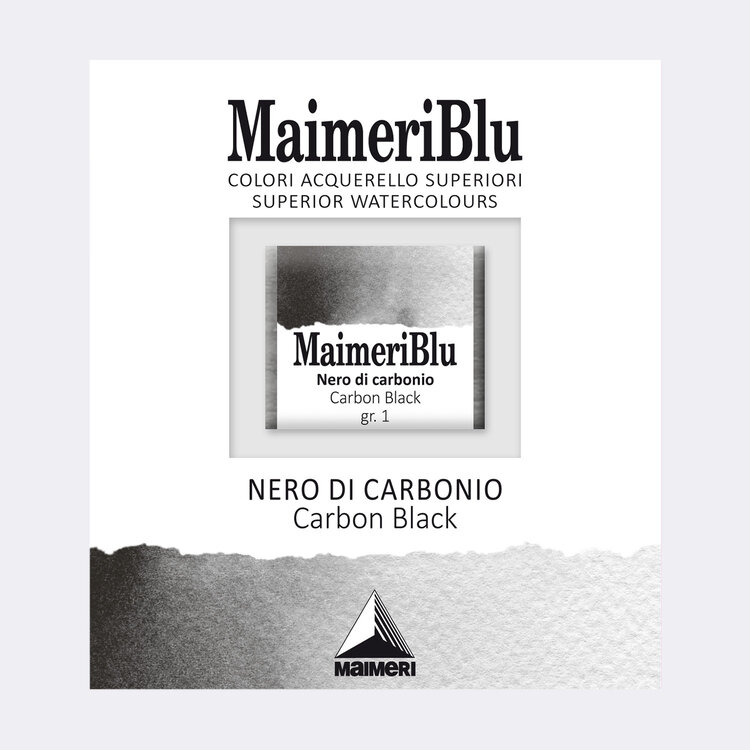Maimeri Blu 537 aquarelverf napje - carbon black