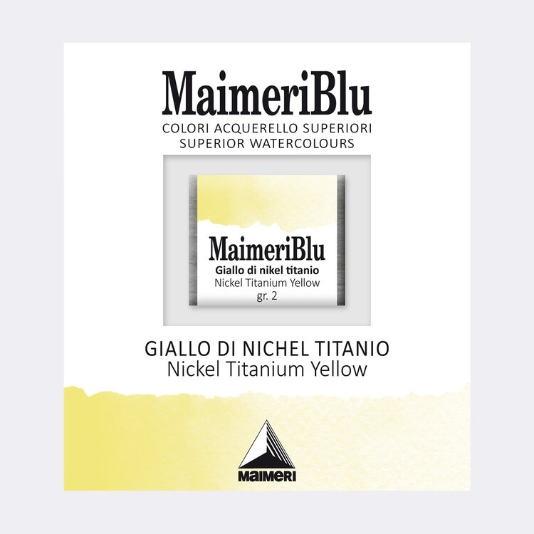 Maimeri Blu 109 nickel titanium yellow - napje aquarelverf