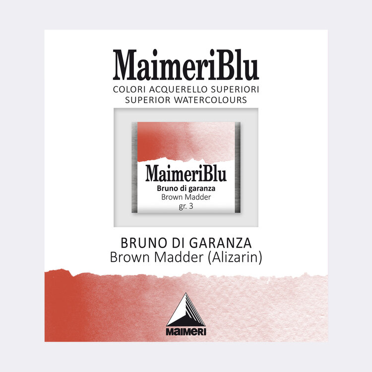 Maimeri Blu 474 brown madder (alizarin) - napje aquarelverf
