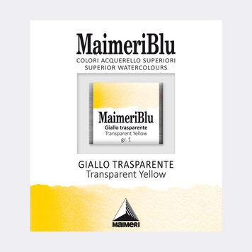 Maimeri Blu 122 transparent yellow - napje aquarelverf