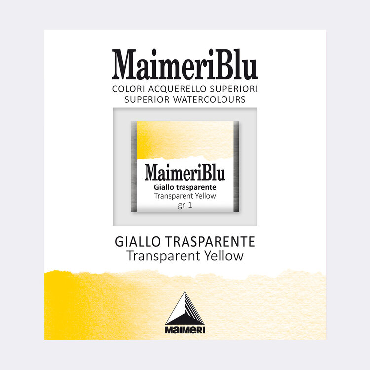 Maimeri Blu 122 transparent yellow - napje aquarelverf
