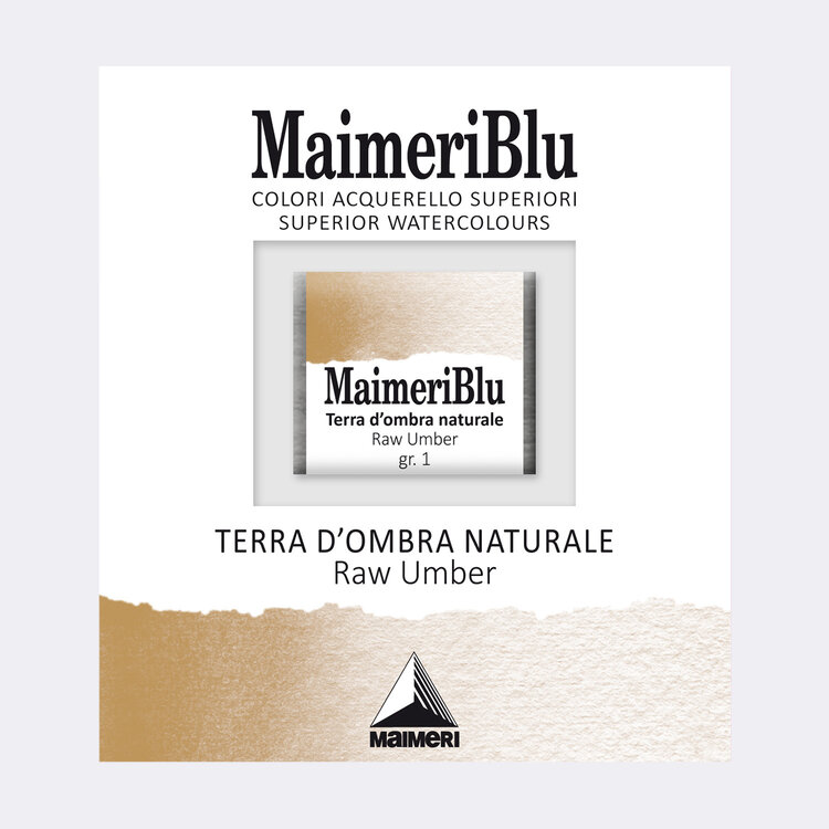 Maimeri Blu 493 raw umber - napje aquarelverf