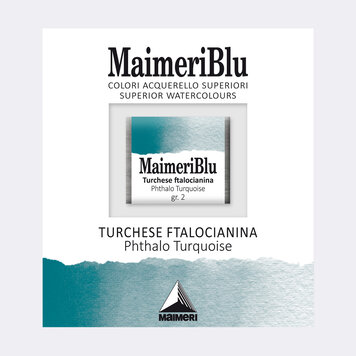 Maimeri Blu 431 phtalo turquoise - napje aquarelverf