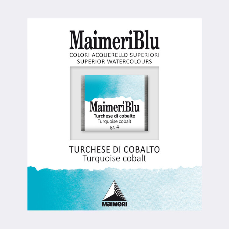 Maimeri Blu 412 turquoise cobalt - napje aquarelverf