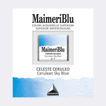 Maimeri Blu 417 cerulean sky blue - napje aquarelverf