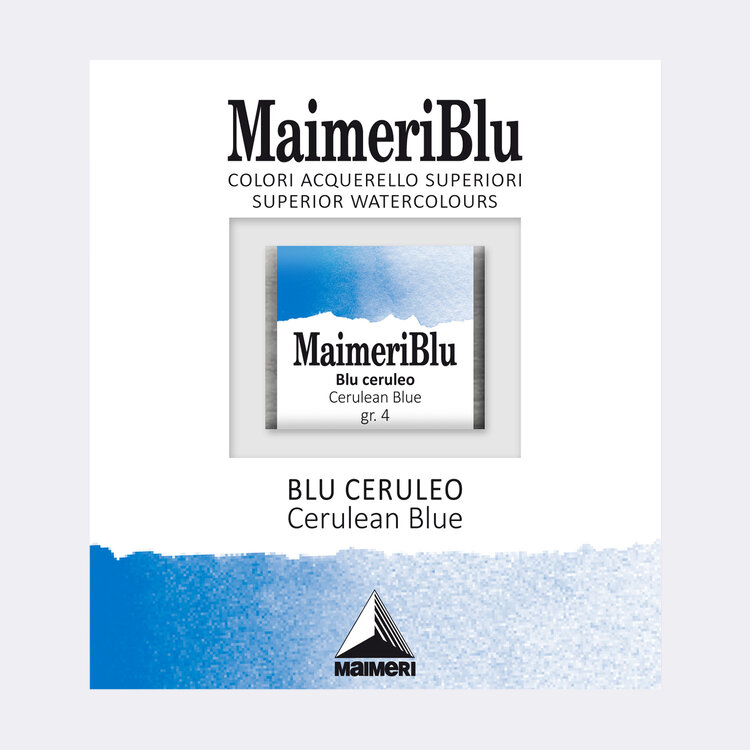 Maimeri Blu 368 cerulean blue - napje aquarelverf