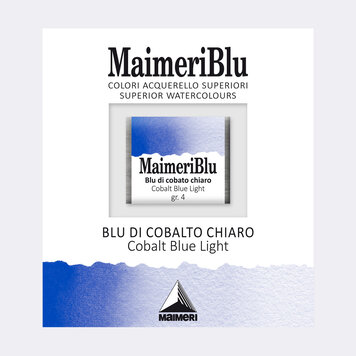 Maimeri Blu 373 cobalt blue light - napje aquarelverf