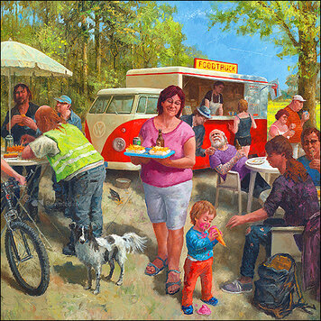 Art Revisited Marius van Dokkum - foodtruck