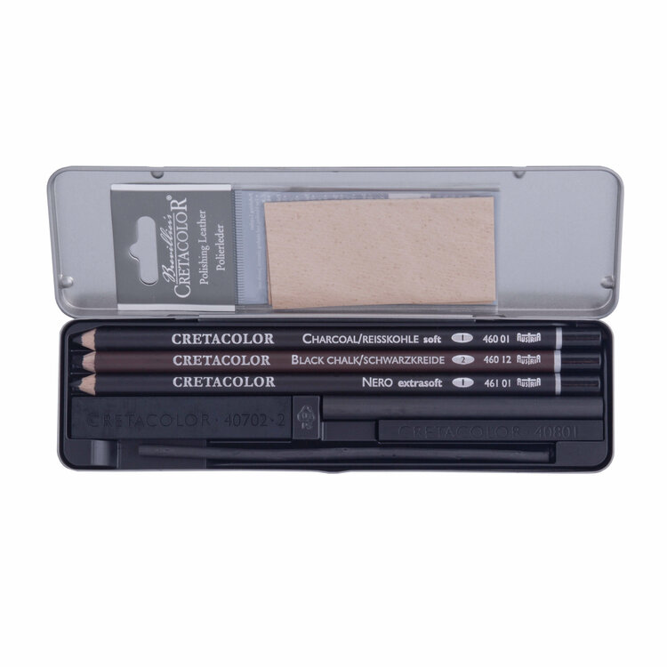 CretaColor charcoal pocket set