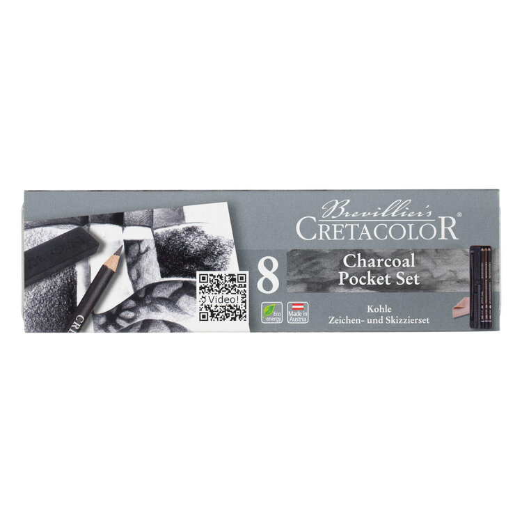 CretaColor charcoal pocket set