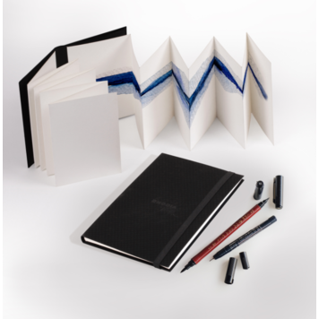 Rhodia aquarel leporello CP - A6