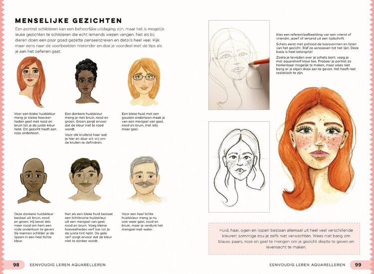 Librero boek, eenvoudig leren aquarelleren - Kirstin van Leuven