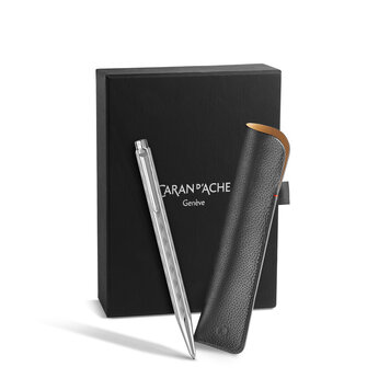 Caran d'Ache (schrijfwaren) Ecridor ballpoint Tressé & lederen etui