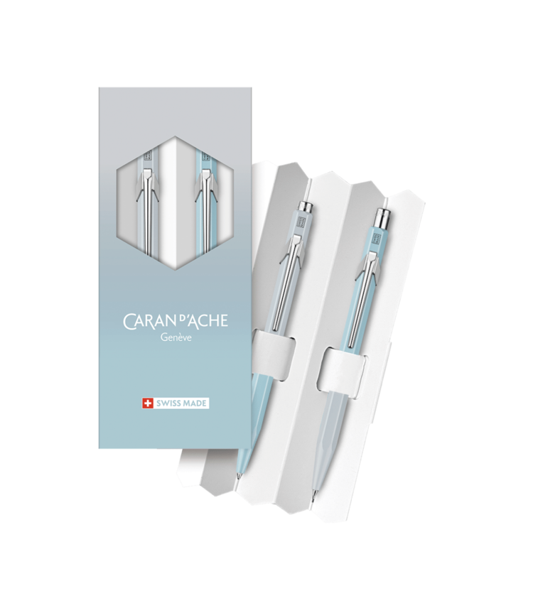 Caran d'Ache (schrijfwaren) Blue Lagoon - balpen en vulpotlood