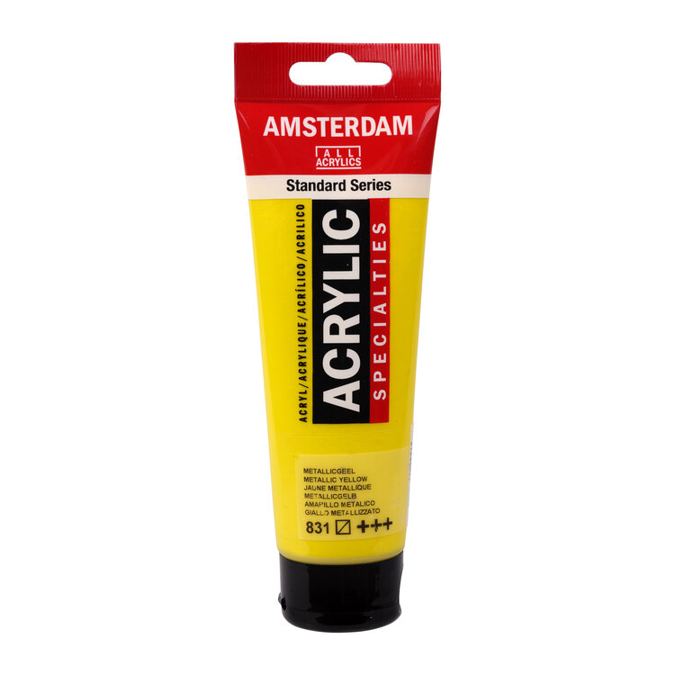 Amsterdam 831 acrylverf 120ml metallicgeel