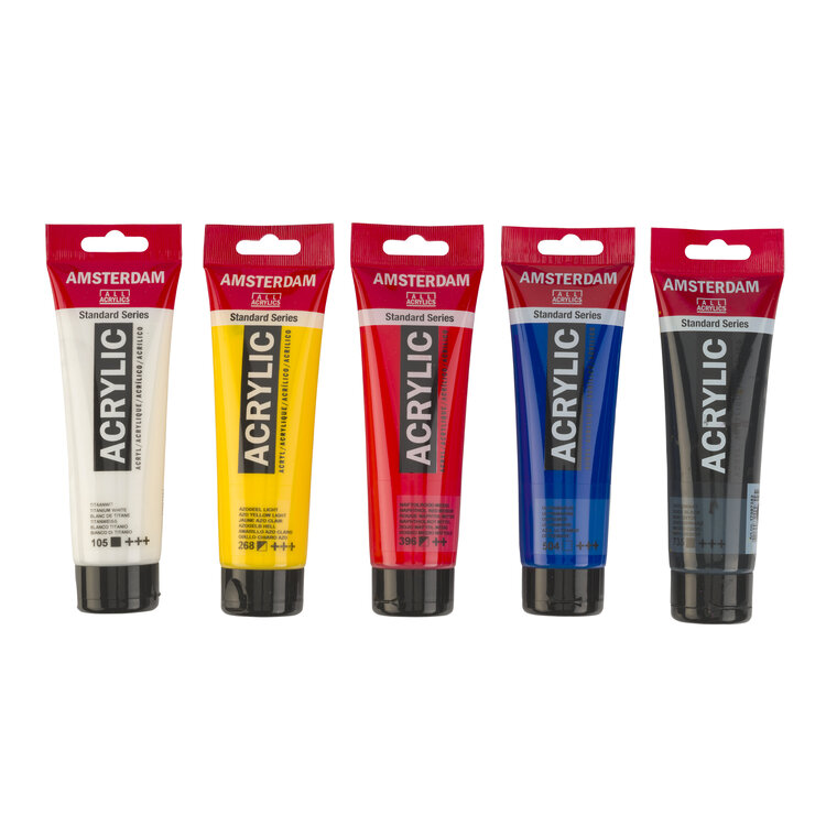 Amsterdam mixing set acrylverf 5x 120ml