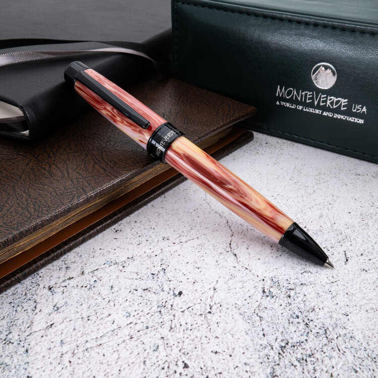 Monteverde Prima Swirl - balpen rood