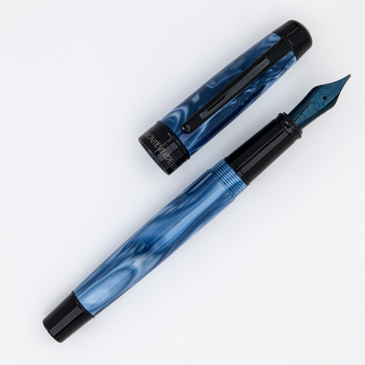 Monteverde Prima Swirl - vulpen (M) blauw