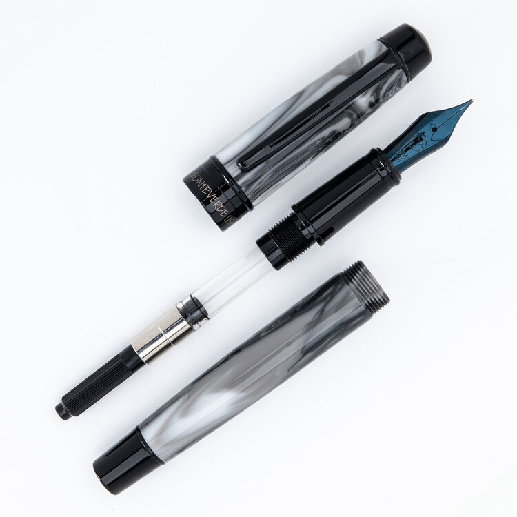 Monteverde Prima Swirl - vulpen (M) grijs