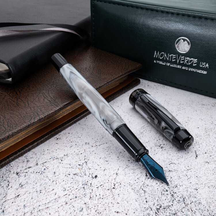 Monteverde Prima Swirl - vulpen (M) grijs