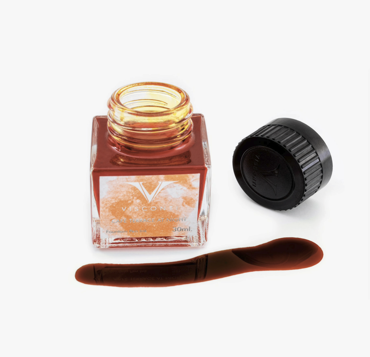 Visconti van Gogh vulpen inkt - café terrace at night 30ml - gold