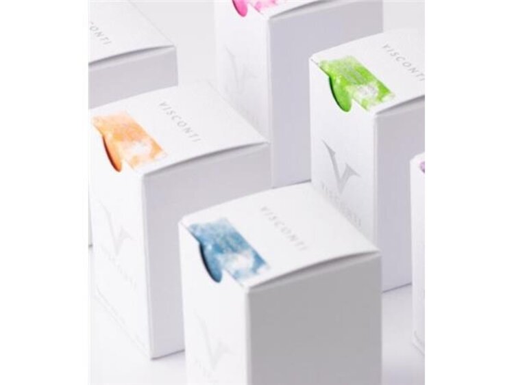 Visconti van Gogh vulpen inkt - wheatfield with crows 30ml - petrol