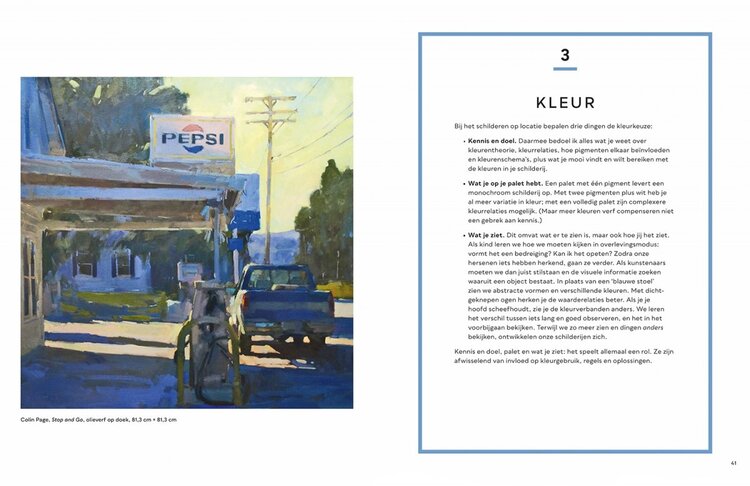 Librero boek schilderen in de open lucht - Aimee Erickson