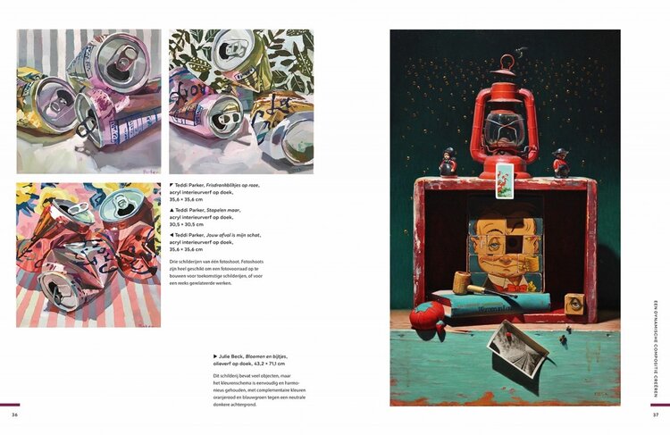 Librero boek dynamische stillevens schilderen - Sarah Sedwick