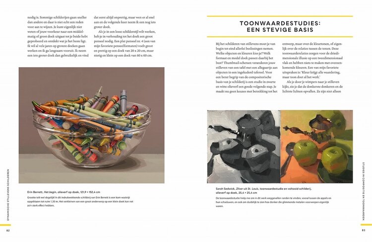 Librero boek dynamische stillevens schilderen - Sarah Sedwick