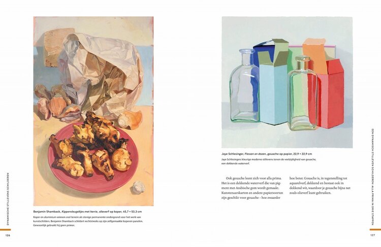 Librero boek dynamische stillevens schilderen - Sarah Sedwick