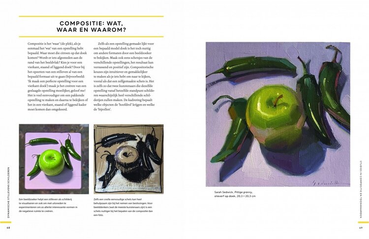 Librero boek dynamische stillevens schilderen - Sarah Sedwick