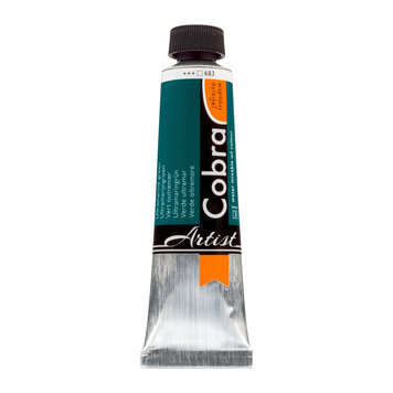 Cobra Artist 683 ultramarijn groen - olieverf 40ml