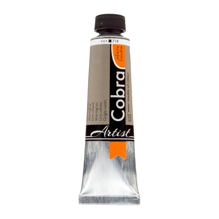 Cobra Artist 718 warm grey - olieverf 40ml