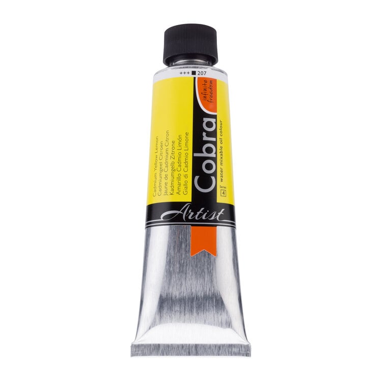 Cobra Artist 207 Artist (watervermengbare) olieverf 40ml - cadmiumgeel citroen