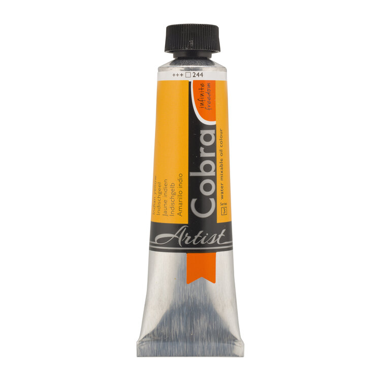 Cobra Artist 244 Artist (watervermengbare) olieverf 40ml - indischgeel