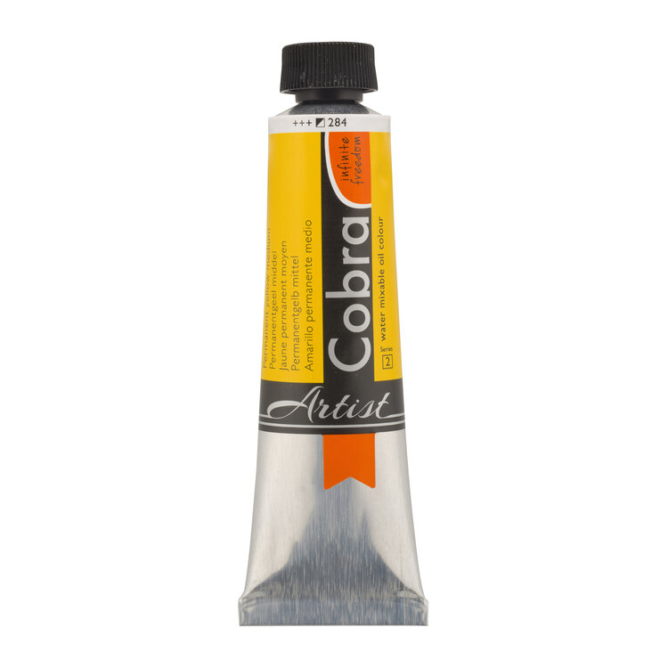 Cobra Artist 284 Artist (watervermengbare) olieverf 40ml - permanentgeel mid