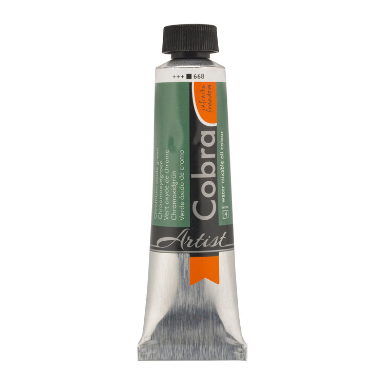 Cobra Artist 668 olieverf tube 40ml - chromium oxide green