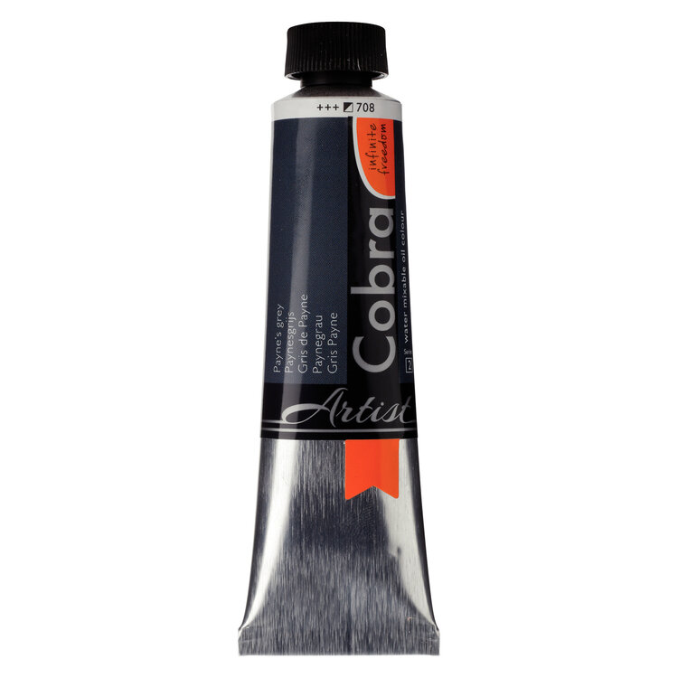 Cobra Artist 708 Artist (watervermengbare) olieverf 40ml - paynesgrijs