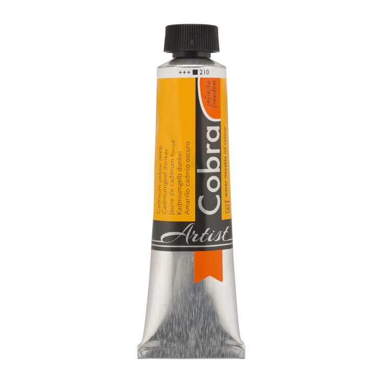 Cobra Artist 210 olieverf tube 40ml - cadmium yellow deep