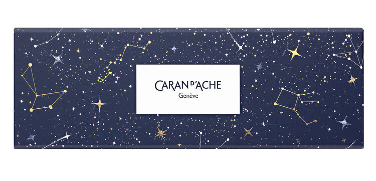 Caran d'Ache Cosmic Blue - metallic set kleurpotloden
