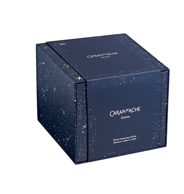 Caran d'Ache Cosmic Blue - metalen puntenslijper