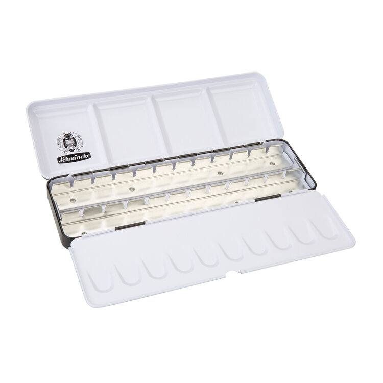 Schmincke aquarelbox metaal leeg (24)