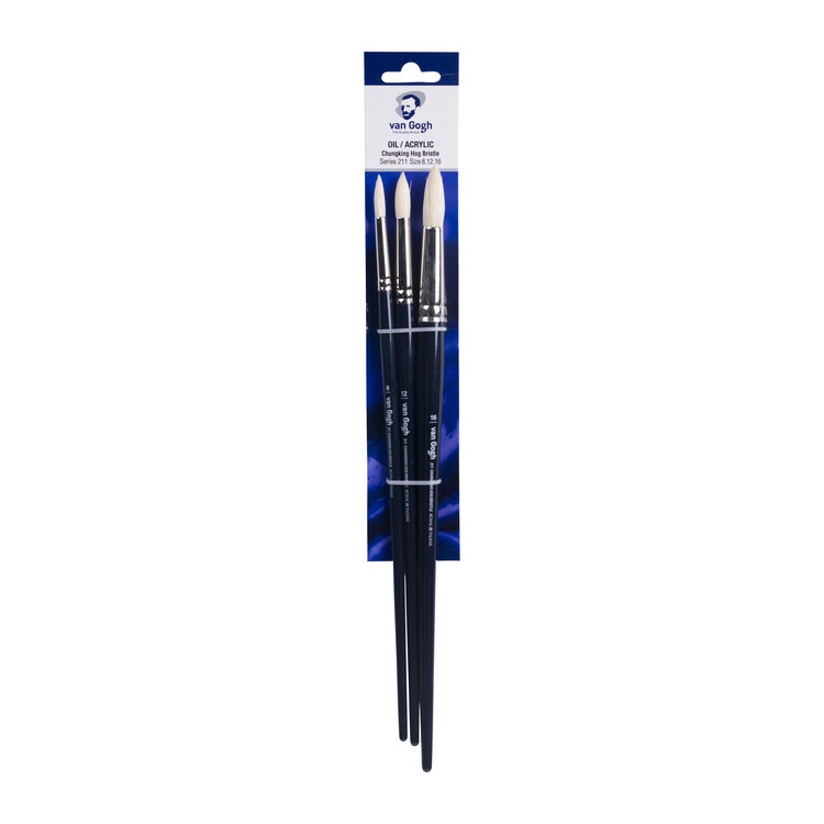 Van Gogh varkensharen penselen rond set (serie 211)