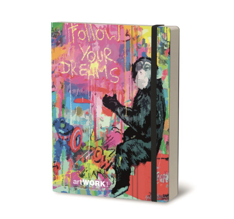 Stifflex Art Work book  Basquiat - schetsboek 15x21 cm