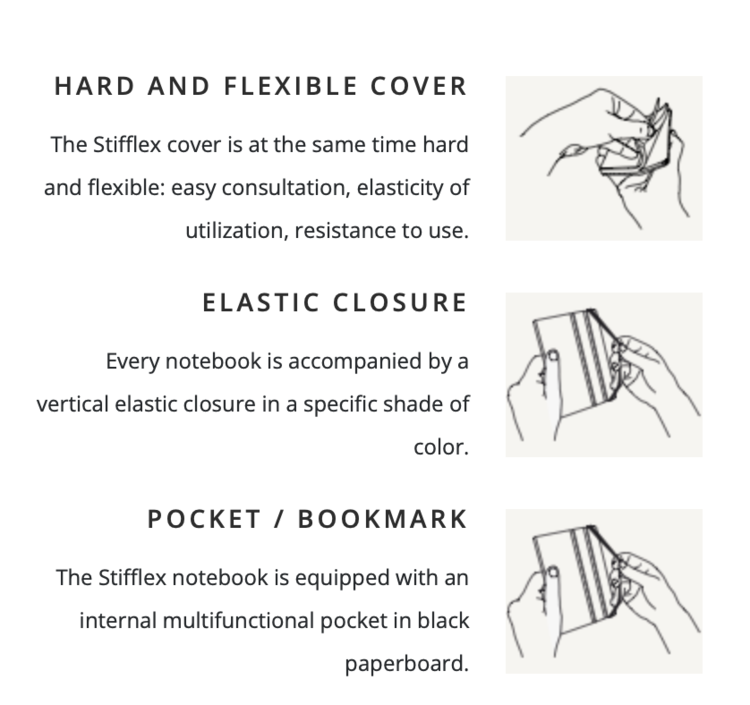 Stifflex notitieboek Art Collection 9x14 cm