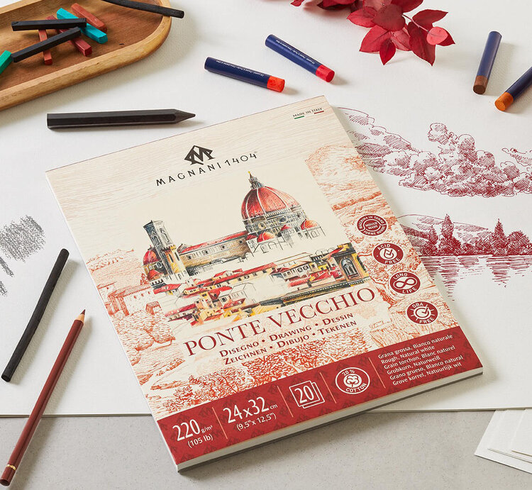 Magnani 1404 Ponte Vecchio - blok tekenpapier