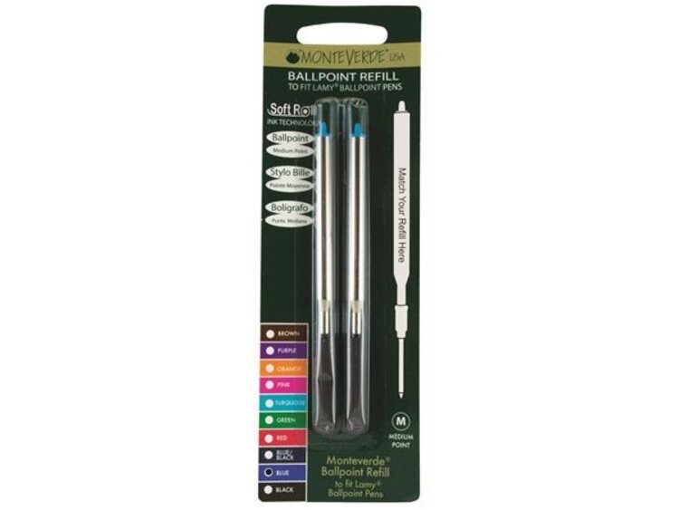 Monteverde Lamy ballpoint vullingen (M) (2 stuks)