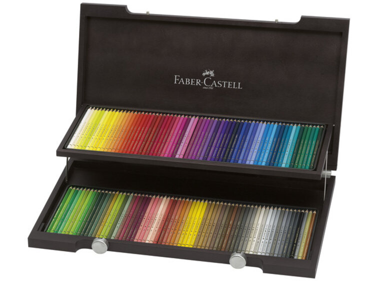 Faber Castell Polychromos houten kist (leeg) voor 120 kleurpotloden